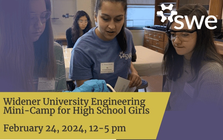 Widener/SWE Engineering Girls Camp – Volunteers Needed!